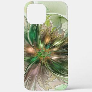 Case-Mate iPhone Case Fantaisie Abstraite Moderne Fleur Fractale Colorée