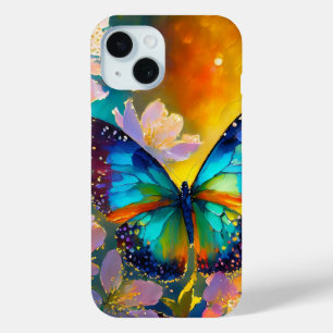 Coque Case-Mate iPhone Fantaisie de Cerisier en Fleur Papillon au Lever d