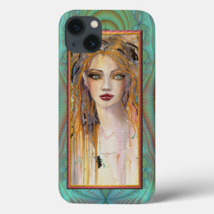 Case-Mate iPhone Case Fantaisie de femme belle et distante, art abstrait