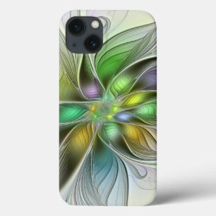 Case-Mate iPhone Case Fantaisie de fleurs colorées abstraites modernes f