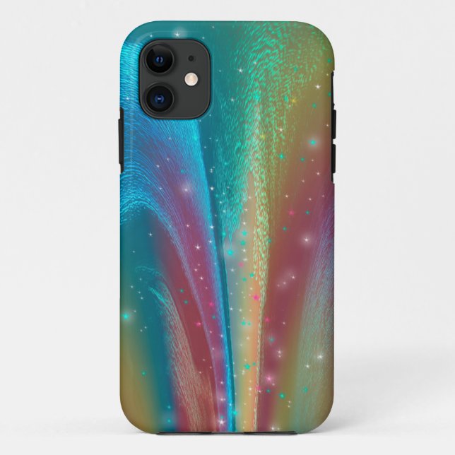 Coques Case-Mate iPhone Fantaisie de galaxie de nébuleuse en explosion Art (Dos)