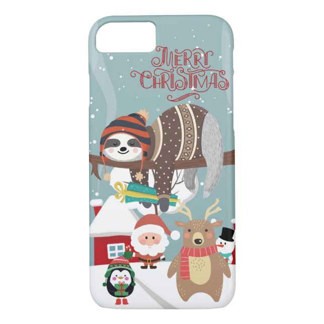 Coques Case-Mate iPhone Fantaisie De Noël Et Amis (Dos)