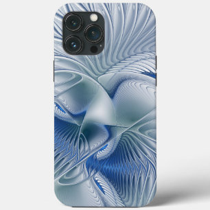 Case-Mate iPhone Case Fantaisie dynamique Abstrait Tons bleus Art fracta
