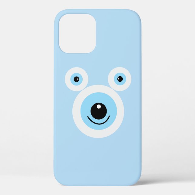 Coques Case-Mate iPhone Fantaisie face d'ours blanc (Verso)