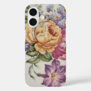 Coque Pour iPhone 16 Fantaisie florale