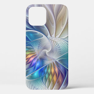 Case-Mate iPhone Case Fantaisie florale, fleur fractale abstraite coloré