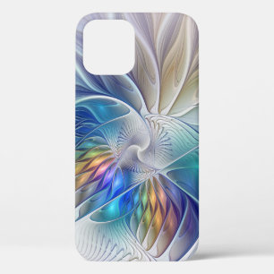 Case-Mate iPhone Case Fantaisie florale, fleur fractale abstraite coloré