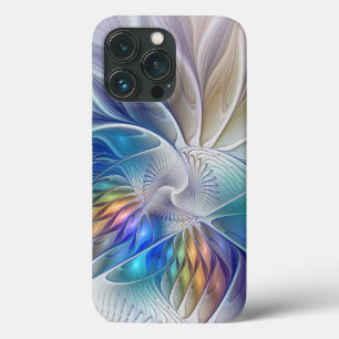 Case-Mate iPhone Case Fantaisie florale, fleur fractale abstraite coloré