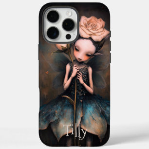 Coque iPhone 16 Pro Max Fantaisie Gothique Fée Fantastique Sombre Personna