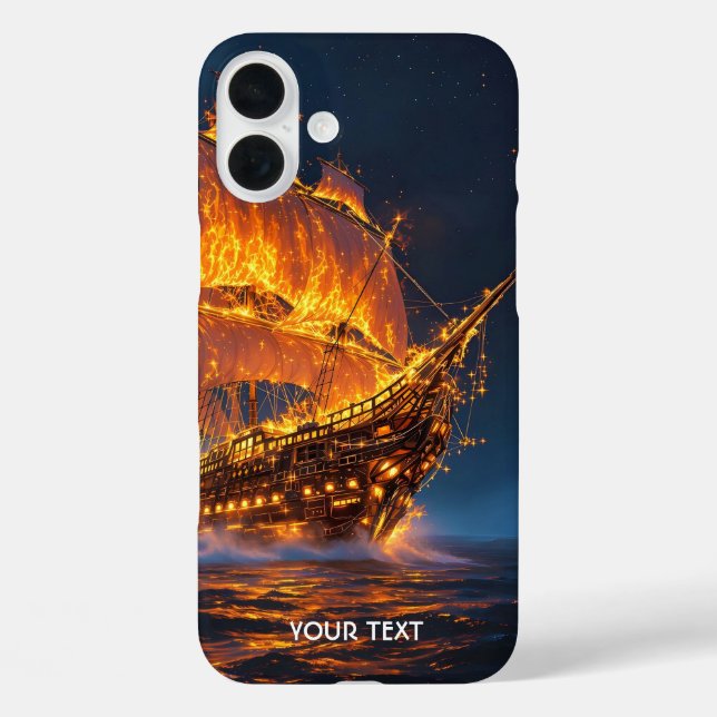 Coques Case-Mate iPhone Fantastique Bateau de Feu Mignon Mer (Verso)