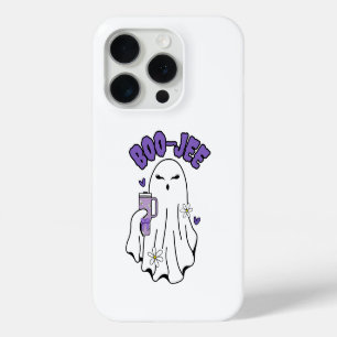 Coque Case-Mate iPhone Fantôme d'Halloween Boo-Jee mignon avec 40oz Tumbl