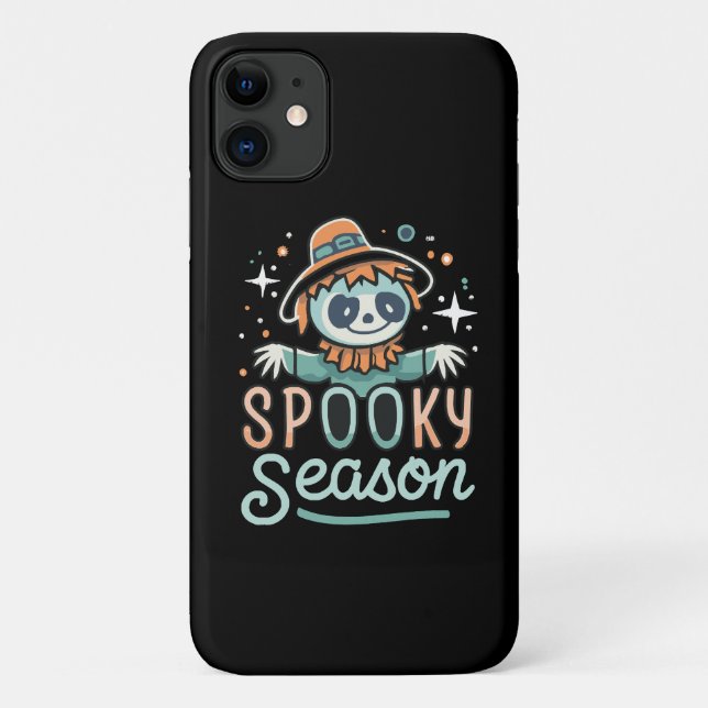 Coques Case-Mate iPhone fantôme drôle avec des chapeaux, saison effrayante (Dos)