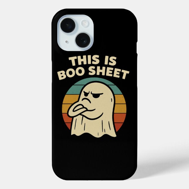 Coques Case-Mate iPhone Fantôme drôle "C'est une feuille de Boo" Halloween (Verso)