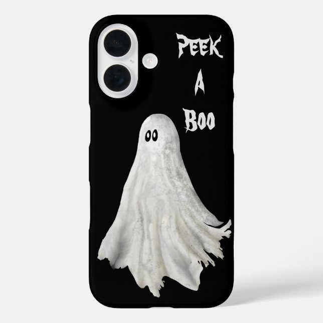 Coques Case-Mate iPhone Fantôme drôle de Halloween Dessin passé Coque-Mate (Verso)