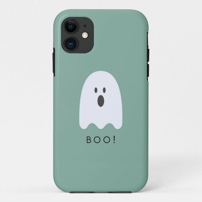 Coques Case-Mate iPhone Fantôme drôle d'Halloween Boo (Dos)