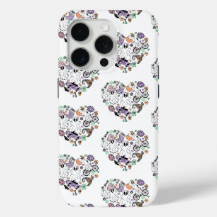 Coque Case-Mate iPhone Fantômes d'Halloween rétro et forme de coeur Citro