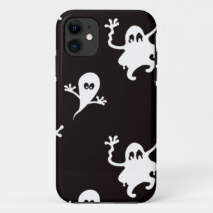 Coque iPhone 11 fantômes noirs