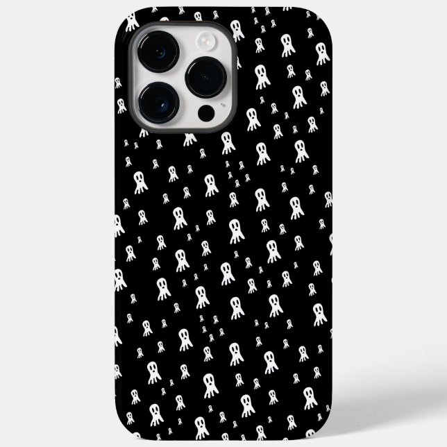Coques Case-Mate iPhone Fantômes sombres d'Halloween  (Verso)