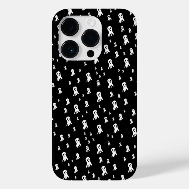 Coques Case-Mate iPhone Fantômes sombres d'Halloween  (Verso)
