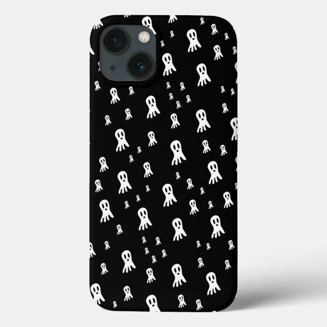 Coques Case-Mate iPhone Fantômes sombres d'Halloween  (Verso)