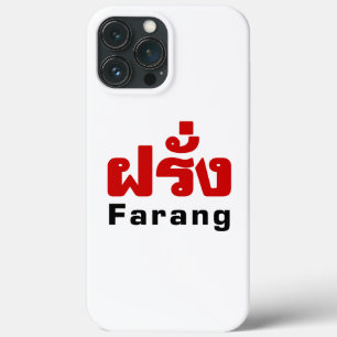 Etui iPhone Case-Mate Farang ♦ Étranger en langue thaï Script ♦