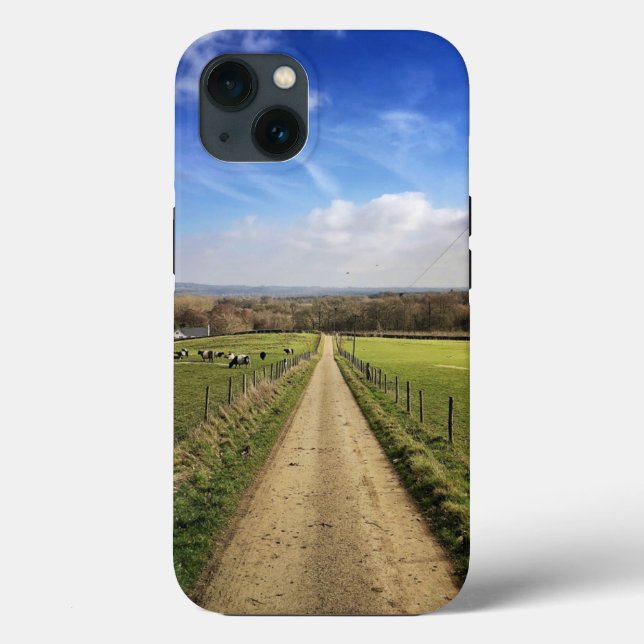 Coques Case-Mate iPhone Farms | English Countryside Dirt Road (Verso)