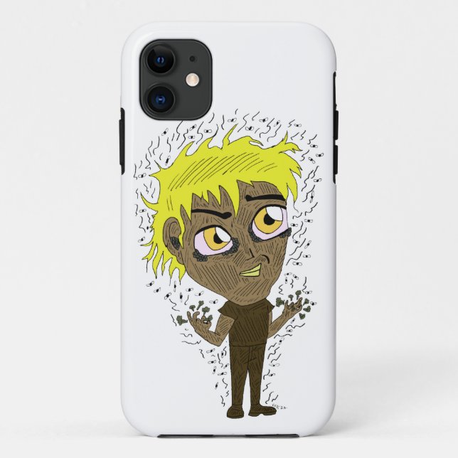 Coques Case-Mate iPhone Farty Fingers Chibi (Dos)