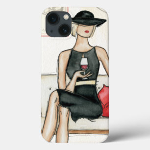 Coque Case-Mate iPhone Fashionista Drinking Wine