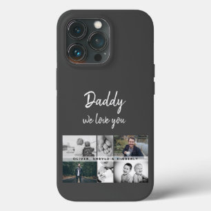 Case-Mate iPhone Case Father with Kids and Family Dad Photo Collage