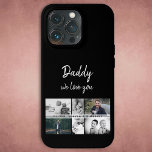 Case-Mate iPhone Case Father with Kids and Family Dad Photo Collage<br><div class="desc">Père avec enfants et famille papa Photo Collage coque iphone. Collage de 6 photos, nom du père avec un doux message dans un script blanc tendance et noms d'enfants qui superposent les photos. Ajoutez vos 6 photos de famille préférées. Bon sang et un cadeau pour l'anniversaire, la fête des pères...</div>