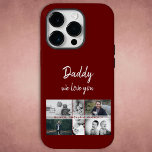 Coque Case-Mate iPhone Father with Kids and Family Dad Photo Collage<br><div class="desc">Père avec enfants et famille papa Photo Collage coque iphone. Collage de 6 photos, nom du père avec un doux message dans un script blanc tendance et noms d'enfants qui superposent les photos. Ajoutez vos 6 photos de famille préférées. Bon sang et un cadeau pour l'anniversaire, la fête des pères...</div>