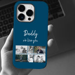 Coque Case-Mate iPhone Father with Kids and Family Dad Photo Collage<br><div class="desc">Père avec enfants et famille papa Photo Collage coque iphone. Collage de 6 photos, nom du père avec un doux message dans un script blanc tendance et noms d'enfants qui superposent les photos. Ajoutez vos 6 photos de famille préférées. Bon sang et un cadeau pour l'anniversaire, la fête des pères...</div>