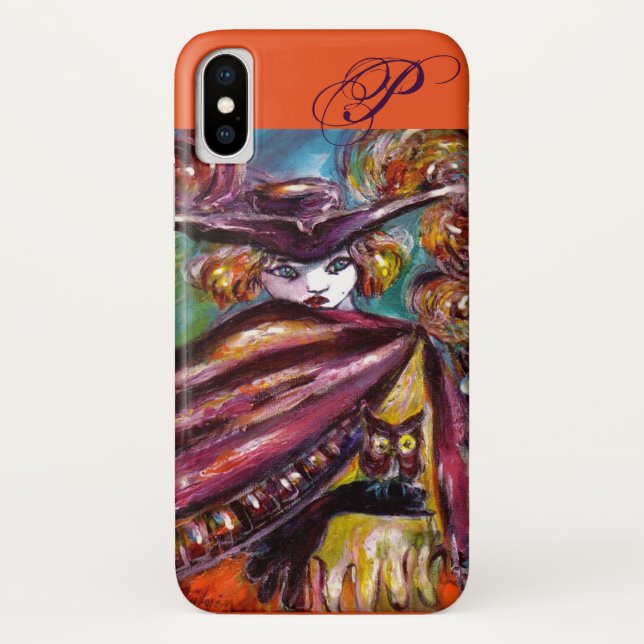Coques Case-Mate iPhone FAUST / Masque mystérieux, Tricorne et Chouette Mo (Dos)