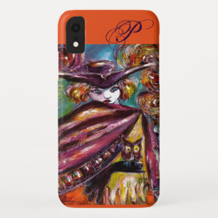 Coque Pour iPhone XR FAUST / Masque mystérieux, Tricorne et Chouette Mo