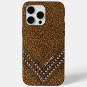 Coque Case-Mate iPhone Faux cuir avec strass