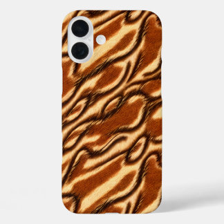 Coque Pour iPhone 16 Plus Faux cuir brut motif carrelé Western