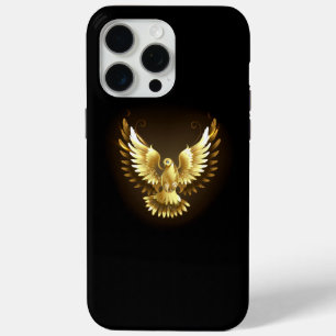 Coque Case-Mate iPhone Faux Gold Foil Peace Dove en noir
