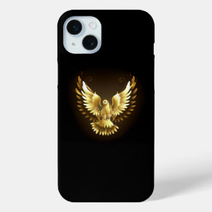 Coque Case-Mate iPhone Faux Gold Foil Peace Dove en noir