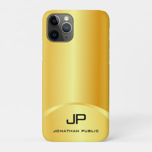 Case-Mate iPhone Case Faux Gold tendance Élégant Modèle Monogramme moder