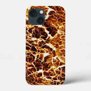iPhone 13 Mini Case Faux Hot Lava Texture