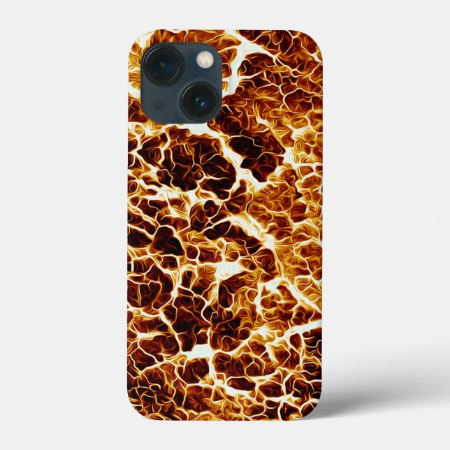 Coques Case-Mate iPhone Faux Hot Lava Texture (Verso)