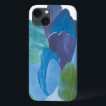 Etui iPhone 13 Faux Indigo I<br><div class="desc">Floral</div>