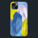 iPhone 13 Coque Faux Indigo III<br><div class="desc">Floral</div>