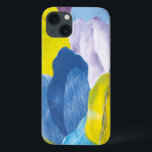 iPhone 13 Coque Faux Indigo III<br><div class="desc">Floral</div>