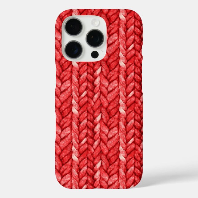 Coques Case-Mate iPhone Faux Red Sweat (Verso)
