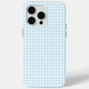 Coque Case-Mate iPhone Faye et Lauren Baby En vichy bleu