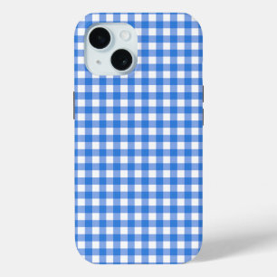 Coque Case-Mate iPhone Faye et Lauren Blue Gingham