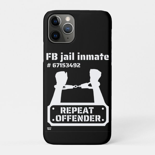 Coques Case-Mate iPhone "FB JAIL INMATE" drôle de détenu (Dos)