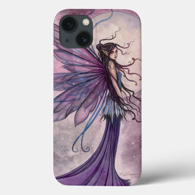 Coques Case-Mate iPhone Fée Améthyste Étoilée Art Fantastique Mystique (Verso)