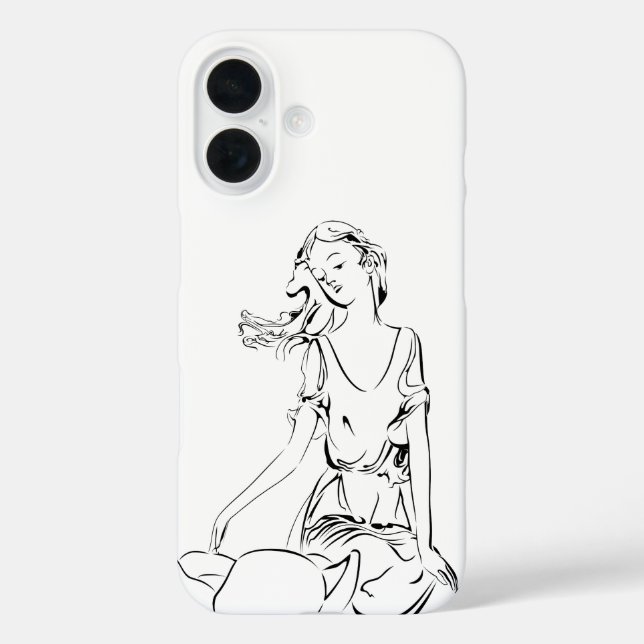 Coques Case-Mate iPhone Fée assise... (Verso)